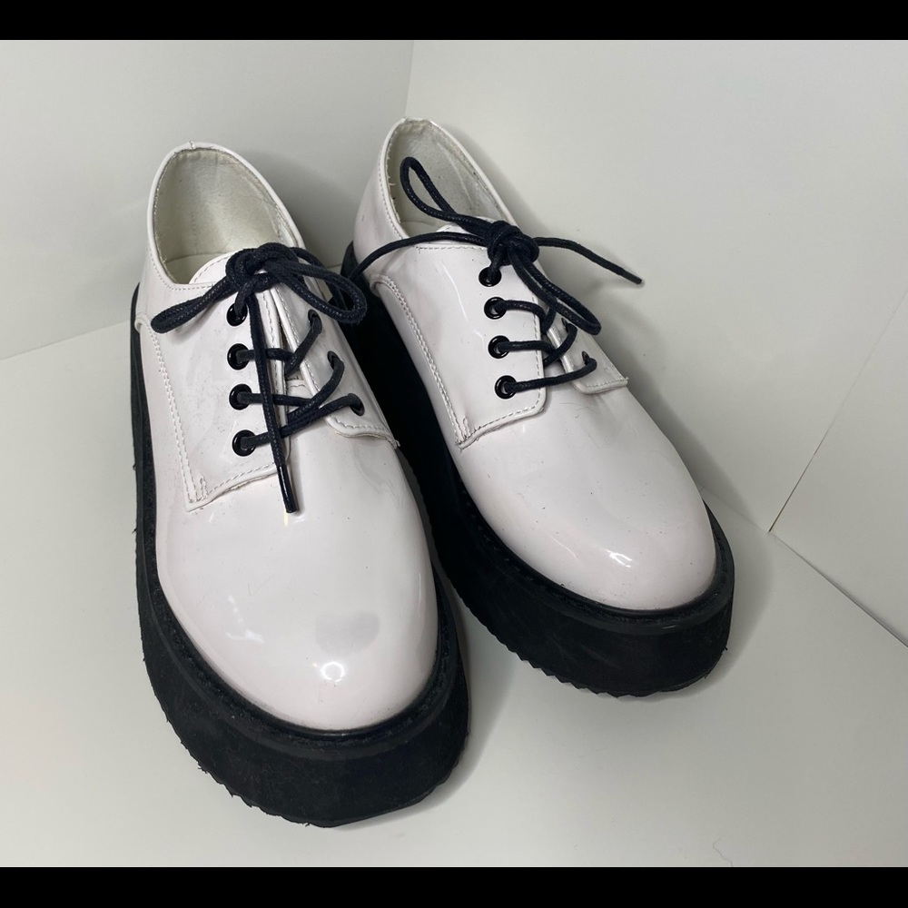 Ramita Class Platform Shoes - Size 7 - White